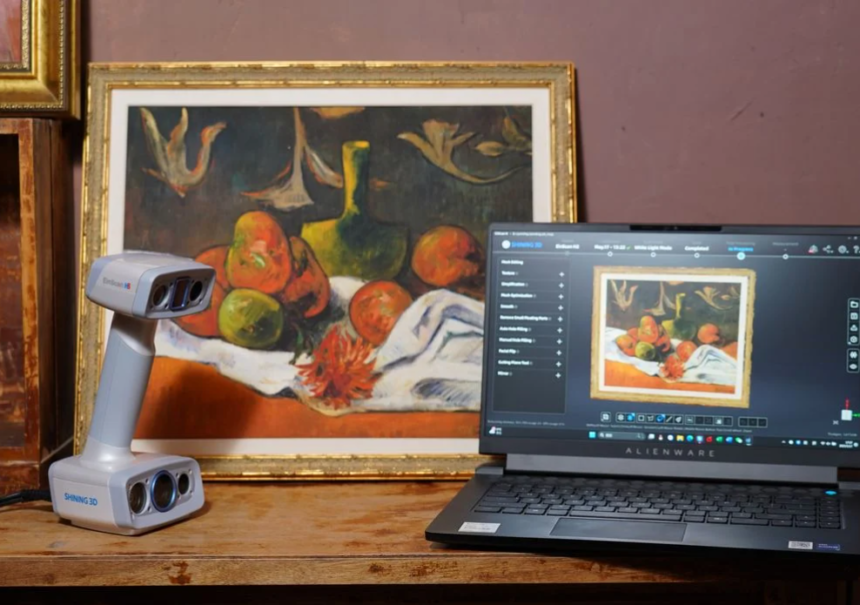 EinScan H2: Shining 3D’nin Gelişmiş Renk Doğruluğuna Sahip 3D Tarayıcısı