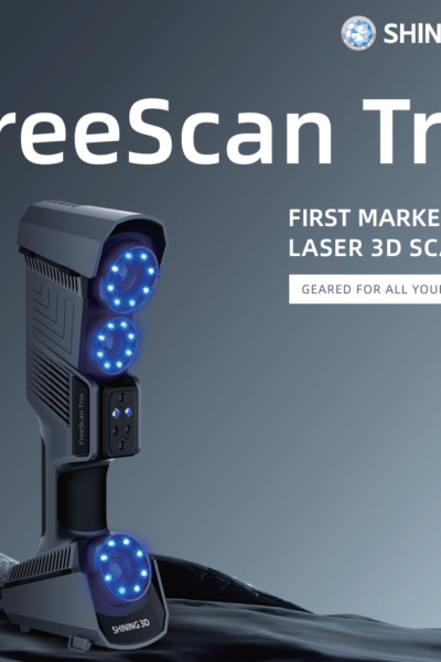 İlk Markersız 3D Lazer Tarayıcı: Shining 3D Freescan Trio