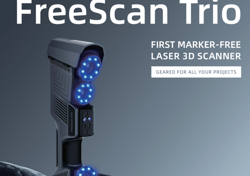 İlk Markersız 3D Lazer Tarayıcı: Shining 3D Freescan Trio